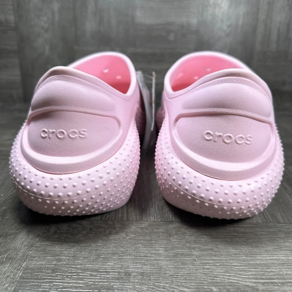 Crocs Crush Clog Mens Size 13 Pink Lightweight Slip On NEW 209347-6U0